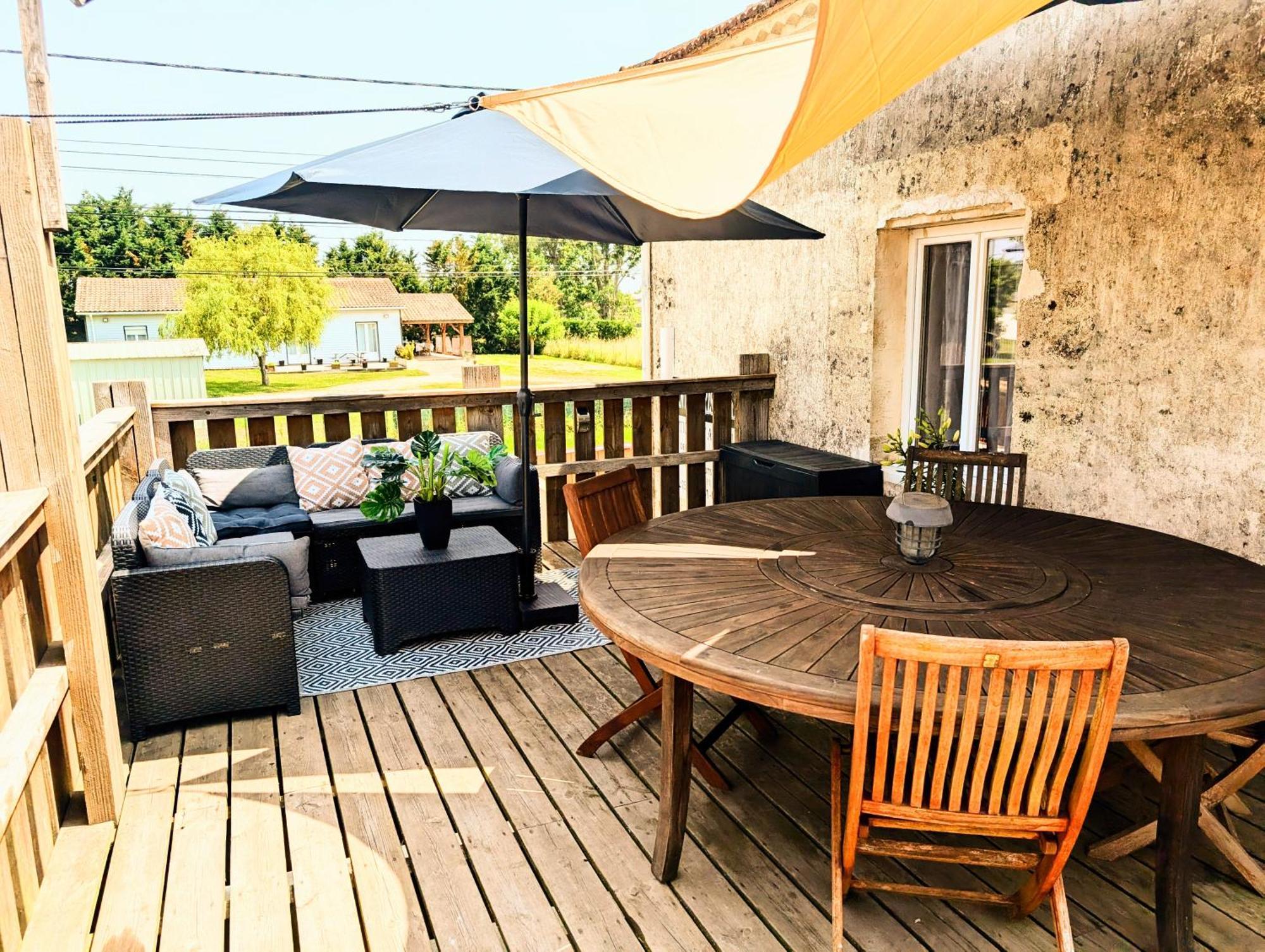 Ferienhaus L'echappee Huroise, Piscine Et Privatifs *